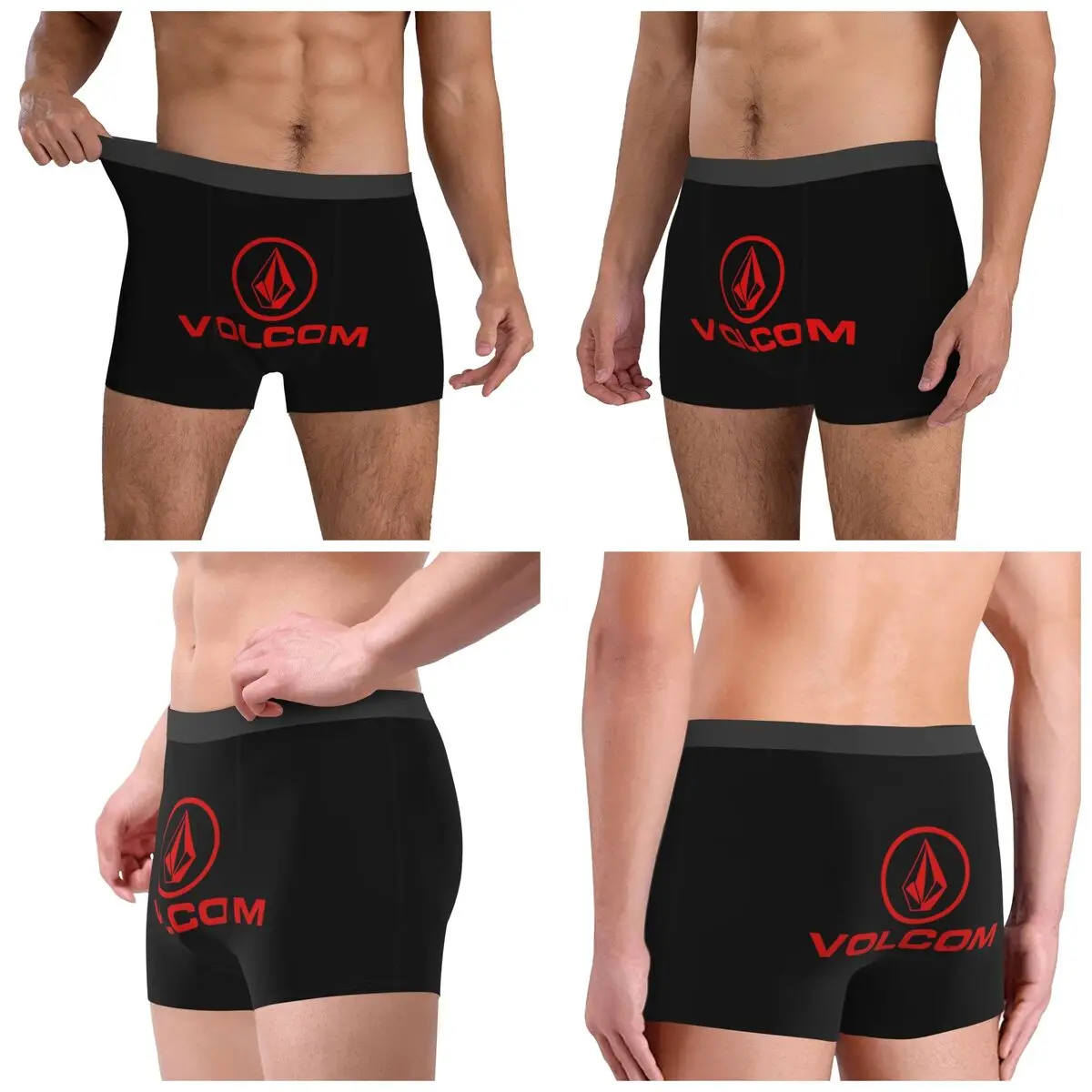 Трусы-боксеры шорты с логотипом Volcom мужские дышащие трусы для Homme мужской подарок