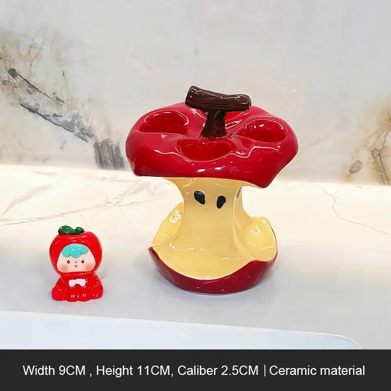 

Керамическая подставка для зубных щеток Apple Core
