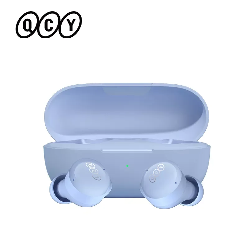 

NEW QCY Bluetooth Earbuds 5.1 Wireless TWS Earphone Touch Control Earbuds Low Latency Mode ENC Earbud Long Standby 26H T17 Blue