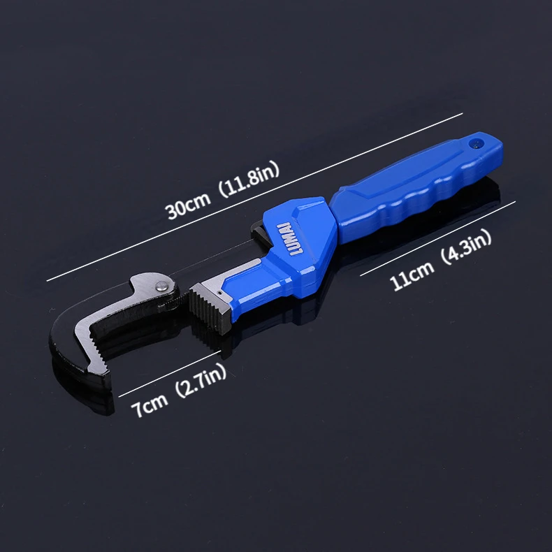 

Регулируемый трубный ключ, сантехнические плоскогубцы, ключ, универсальные инструменты, сантехника, сверхмощный зажим для ванной комнаты, гаечный ключ