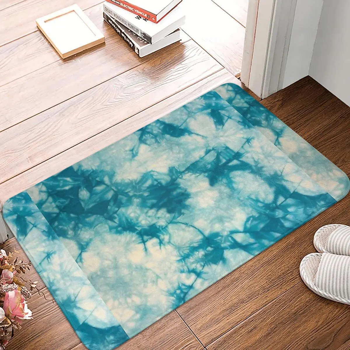 

Animal Cute Forest Ocean Non-slip Doormat Living Room Mat Tie Dye Hallway Carpet Welcome Rug Home Decorative