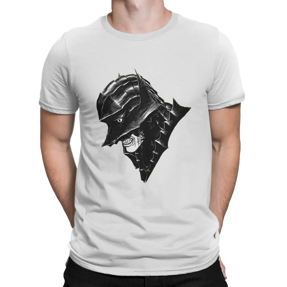 

Футболка мужская классическая с круглым вырезом и коротким рукавом