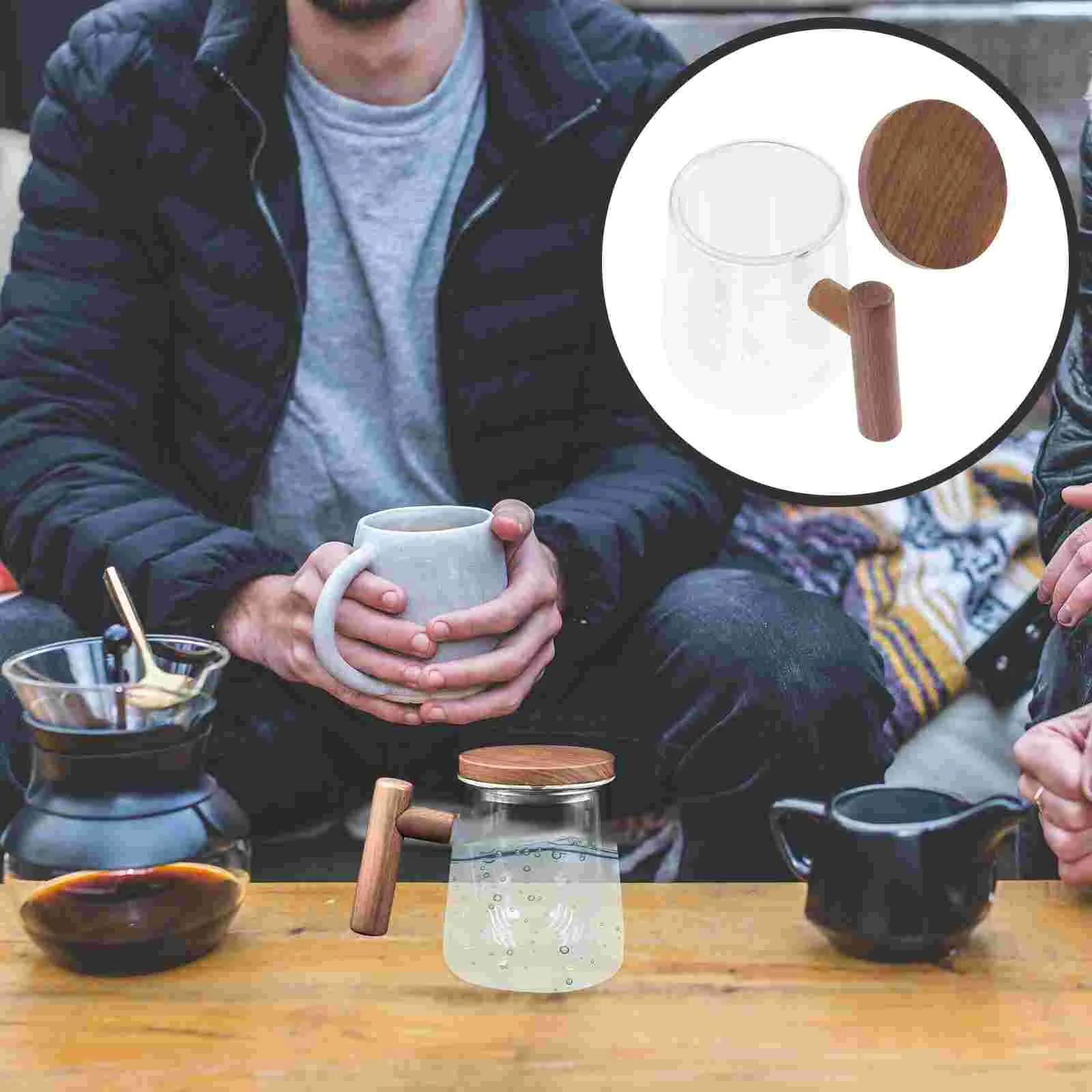 

Tea Cup Glass Infuser Mugstrainer Loose Leaf Pitcher Latte Teacups Filtration Classical Travel Coffee China Beveragejug Kettle