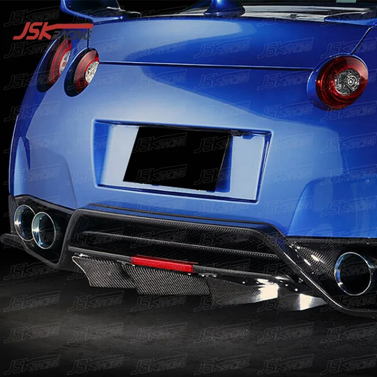 TOP-S STYLE CARBON FIBER ГУБ ЗАДНИЙ БАМПЕР для NISSAN GTR R35 CBA DBA (2008-2016 гг.) (art.: 3920d2bbb8fb2) - 3920d2bbb8fb2