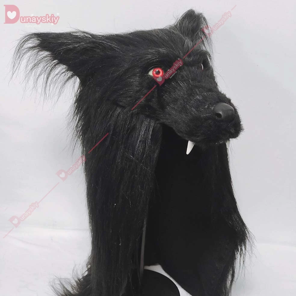 Жуткий костюм волка маска для косплея набор когтей оборотня на Хэллоуин перчатки