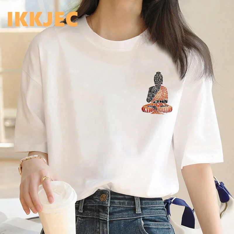 

Buddhism clothes t-shirt female Korea japanese streetwear t-shirt ulzzang