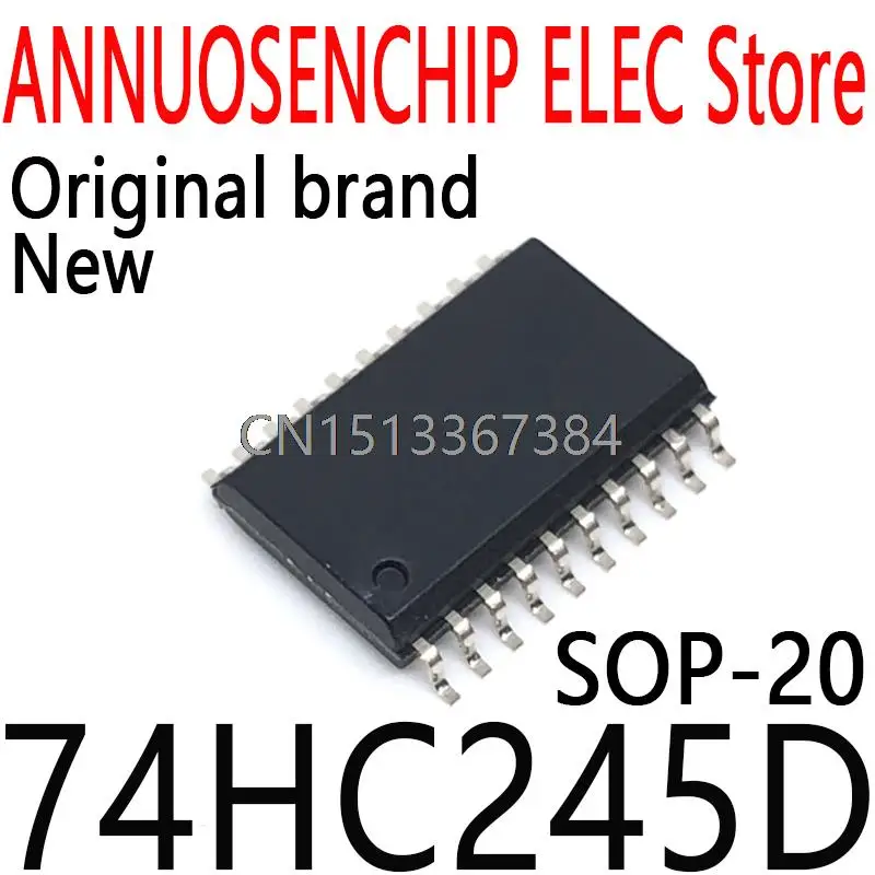 Новые и оригинальные HC245 SOP-20 74HC245D, 20 шт.