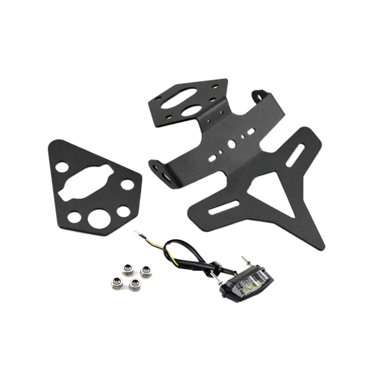 

Motorcycle License Plate Holder Rear Tail Frame Fender Eliminator Bracket for TRIUMPH Street Triple 765 2020-2022