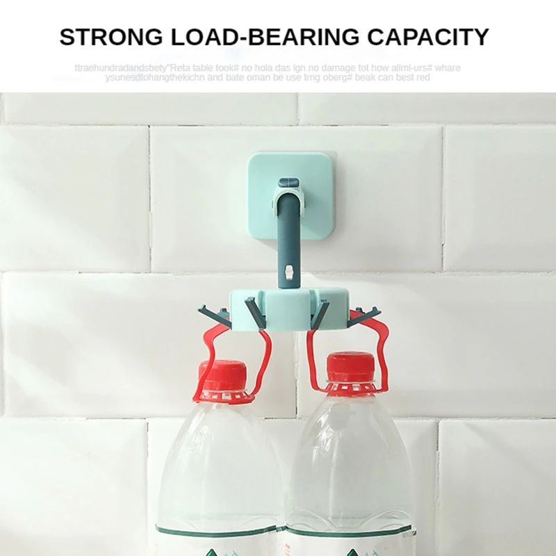 

360° Rotated 7 Claws Hook Vertical Storage Hanger Heavy Duty Hanging Rack