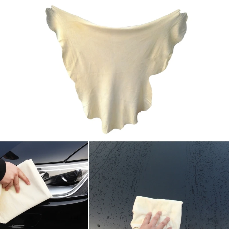 

Natural Chamois-Leather Car Washing Towels Super Absorbent Home Window Glass Drying Cleaning Cloth Quick-Dry Wash Towel J60F