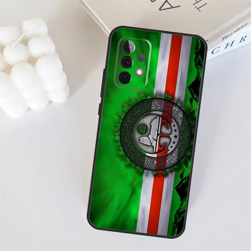 Чеченский чехол с флагом Чечня для Samsung Galaxy A22 A32 A52 A54 A14 A16 A26 A36 A56 A55 A35 A05 A06 A15 A53 A33 A13