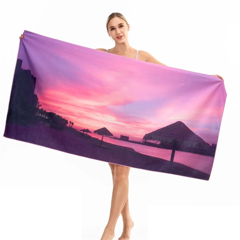 

Быстросохнущее пляжное полотенце, пончо с 3D-принтом льва, без песка, для серфинга, летнее пляжное полотенце для плавания, фитнеса, йоги