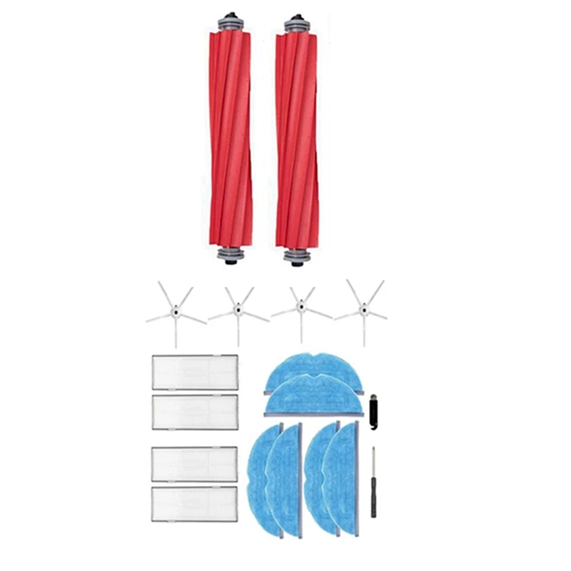 

Набор аксессуаров для робота-пылесоса Xiaomi Roborock S7, T7, T7S, T7 Plus, T7S Plus, запасные части, 16 шт.