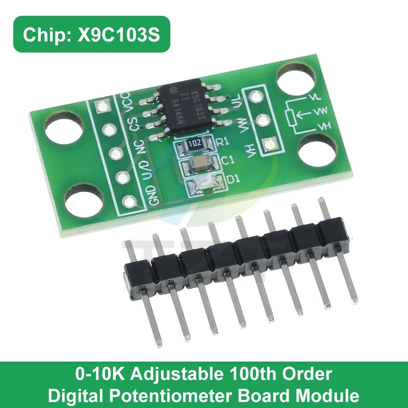 

Модуль цифрового потенциометра TZT X9C103S X9C503S