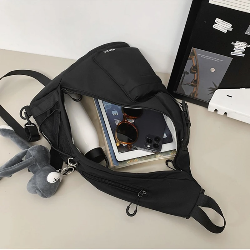 Lawaia Мужская модная деловая нагрудная сумка повседневная через плечо для