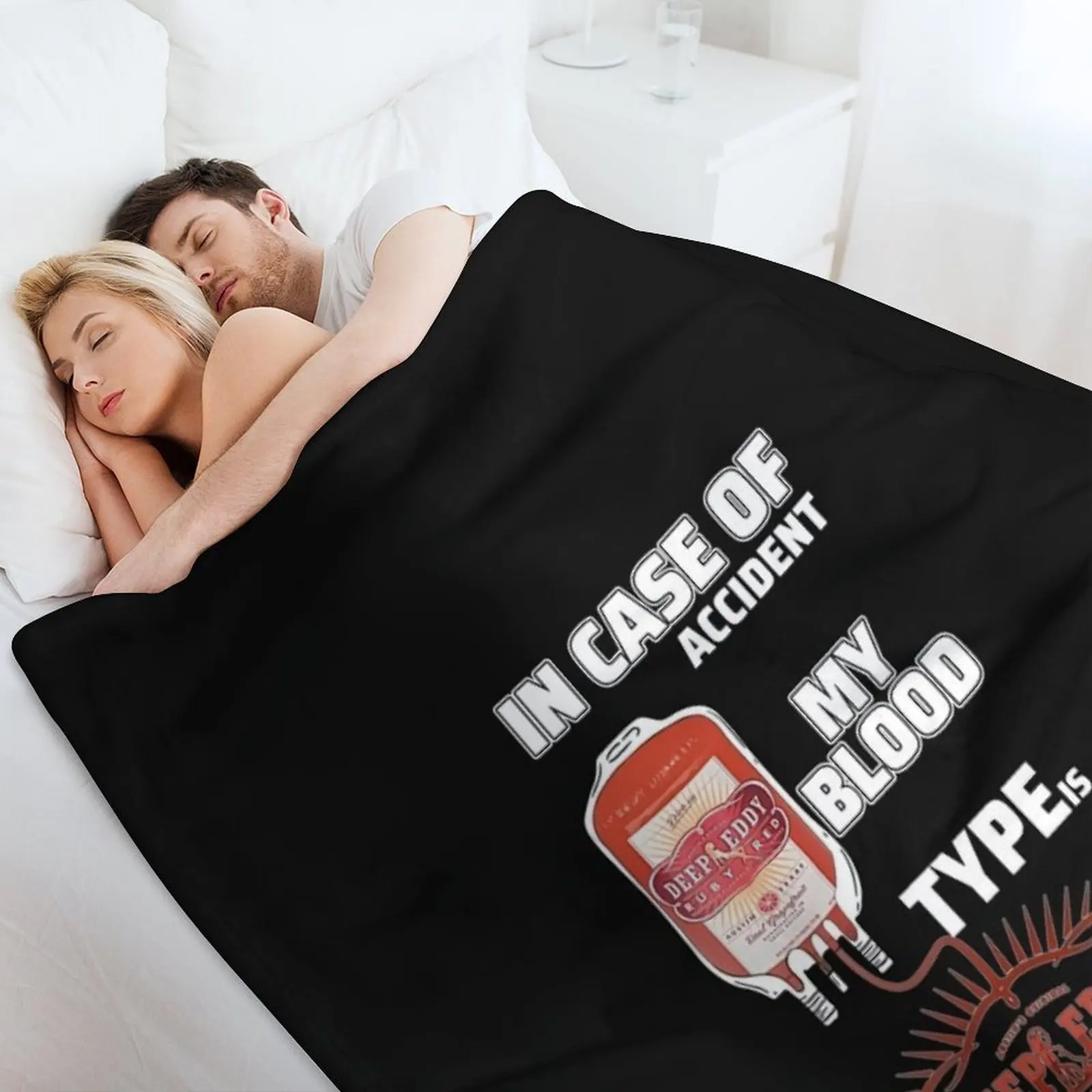 В случайном случае моего кровяного типа IsDeep Eddy рубашка с водницей одеяло меховые