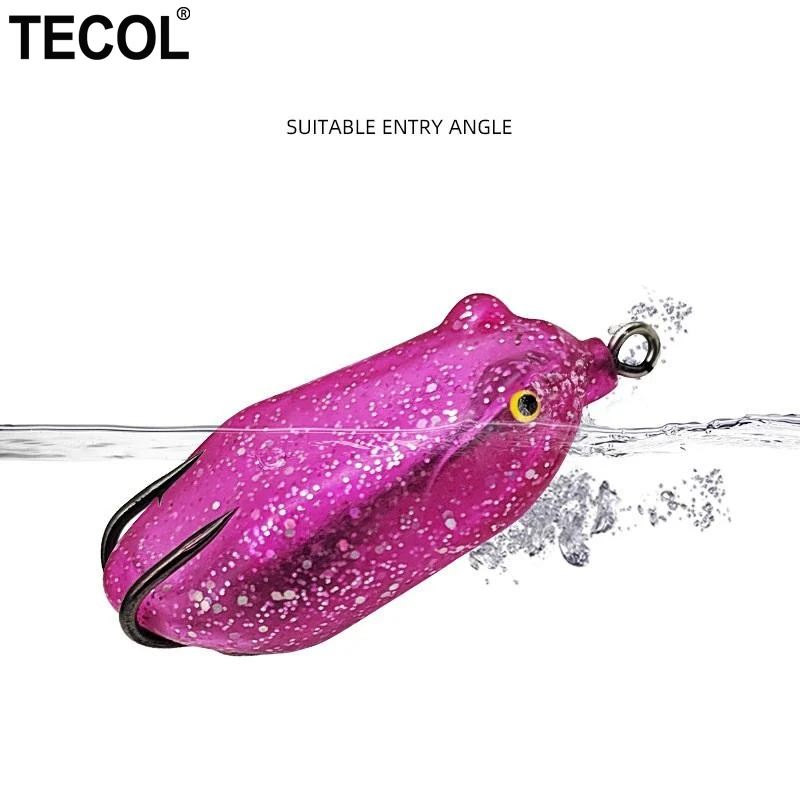 TECOL 3 шт. 6 см 15,5 г Приманка-лягушка для поверхностной ловли со встроенным крючком и грузилом Thunder Frog, рыболовная приманка-воблер для щуки, змееголова, окуня (art.: 3920dadc23eb8) - 3920dadc23eb8