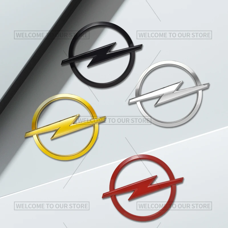 Фото 3D Стайлинг автомобиля для OPEL Zafira Astra Mokka Movano Vectra Insignia, эмблема, значок, металлические наклейки, наклейки на задний багажник, автоаксессуары №1