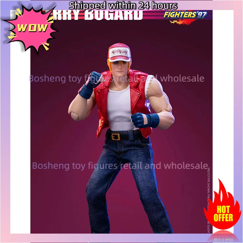 Фото 100% в наличии Оригинальные коллекционные фигурки-модели Tunshi Studio SNK THE KING OF FIGHTERS 97 Терри Богард, аниме-фигурки для коллекции №2