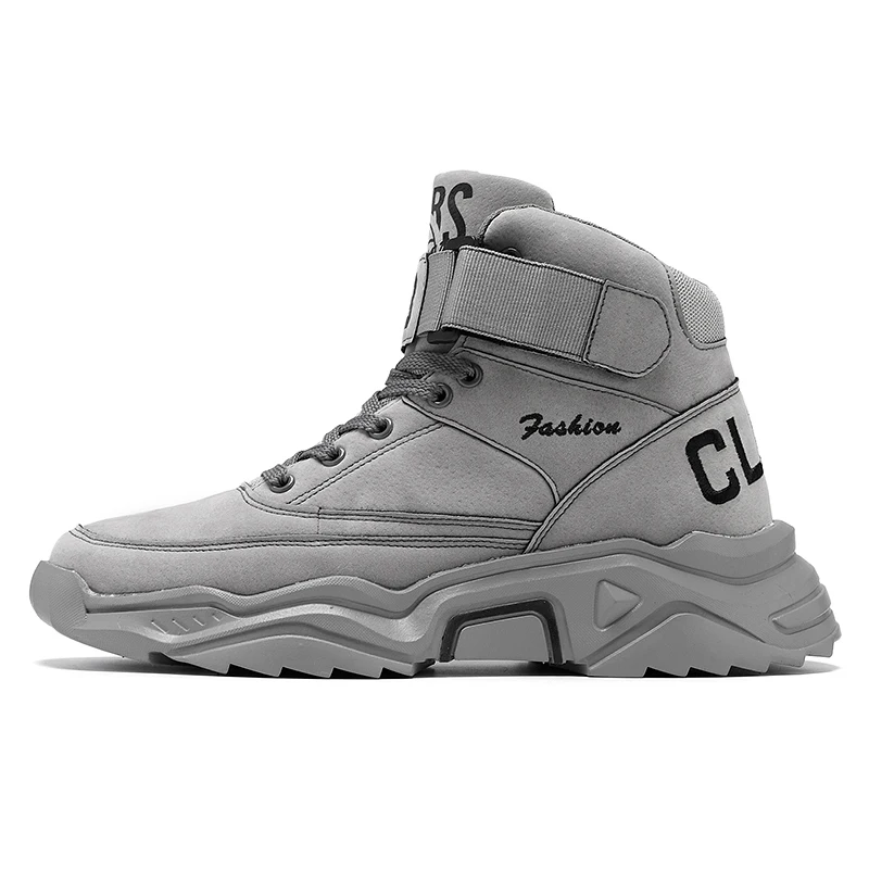 Новинка 2022 мужские зимние теплые меховые плюшевые высокие кроссовки ботильоны