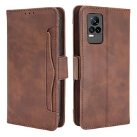 v21 y53s v 23 e v23 pro luxury case leather card portable wallet book skin for vivo v21e y31 y33s y76 y 21 21e flip cover funda