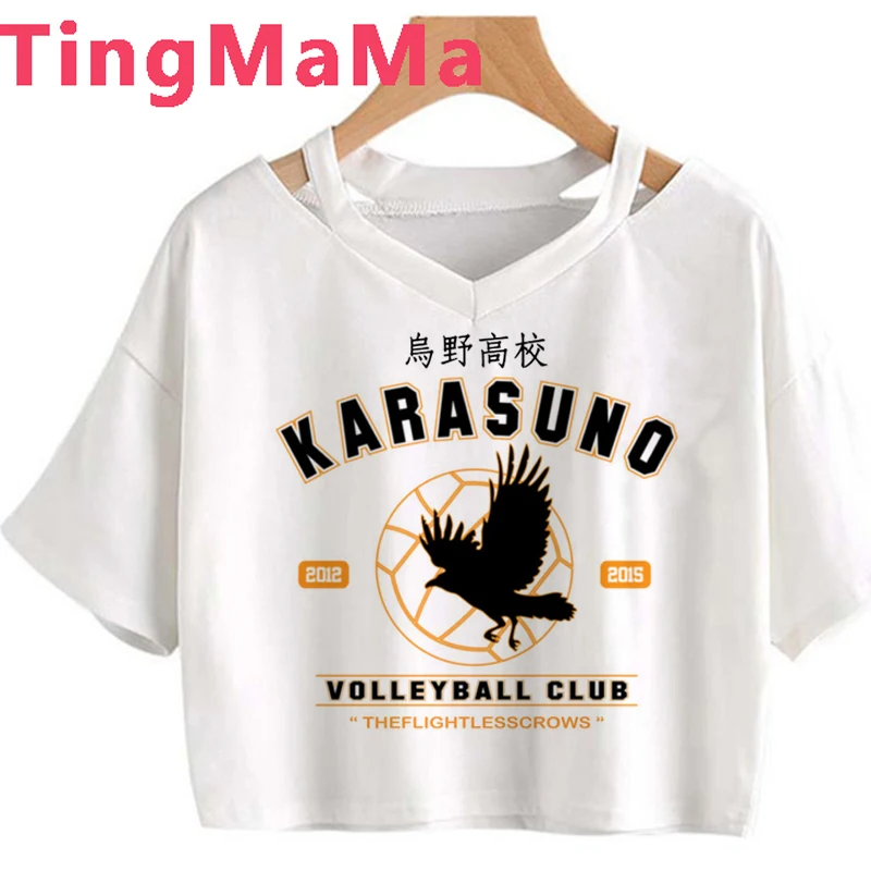 Женская футболка с рисунком Oya Haikyuu японская Y2k в стиле Харадзюку - купить по