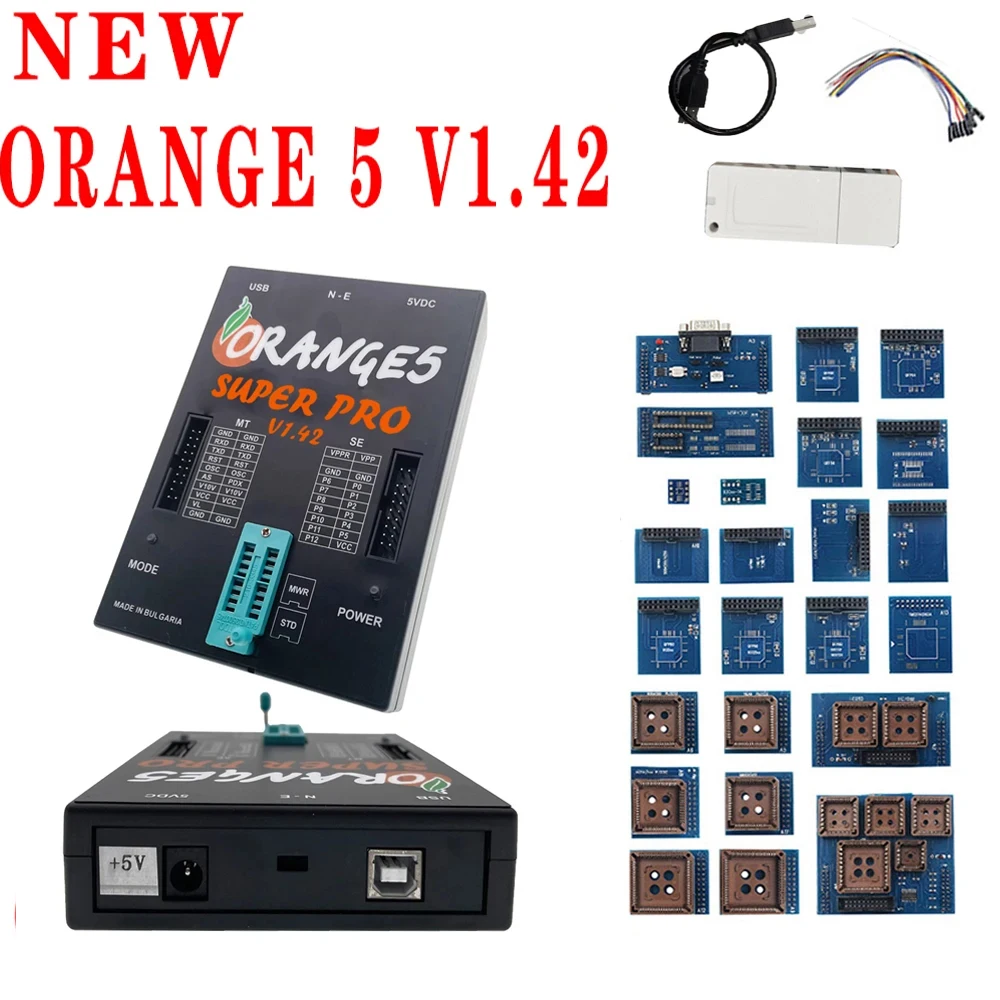 ECU Программатор Orange5 V1. 42 Обновленная программа блока управления автомобилем Ecu Tool