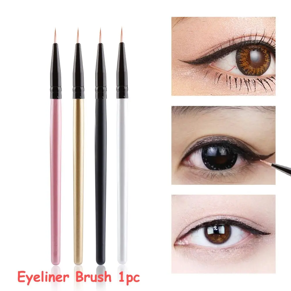 

NEW Makeup Wooden handle Cosmetic Lipliner Eyelash Extension Tools Eyeliner Brush Eyeshadow Applicator