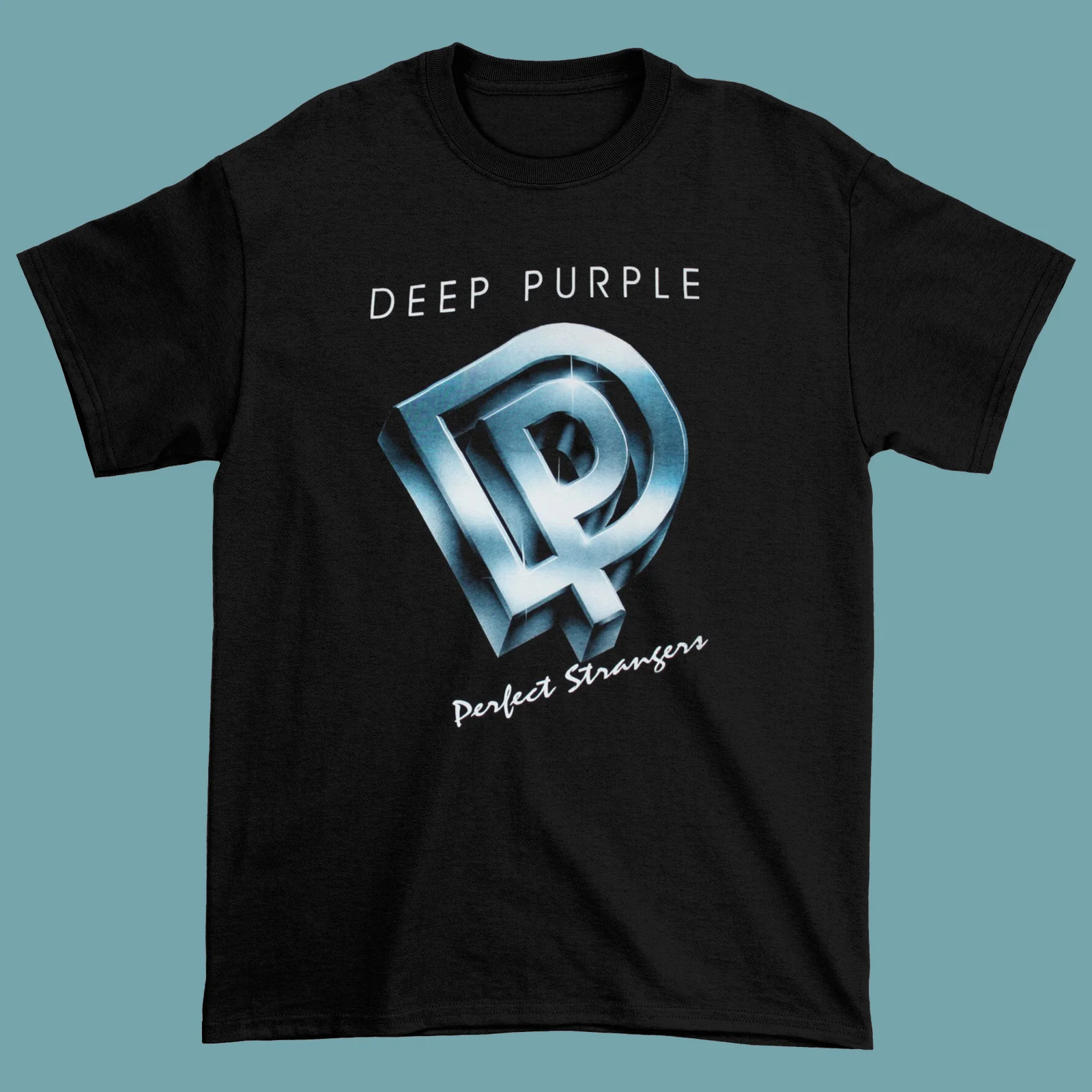 

Deep Purple Perfect Stranger Men T-shirt Black Cotton Tee All Sizes S-3XL DT1114