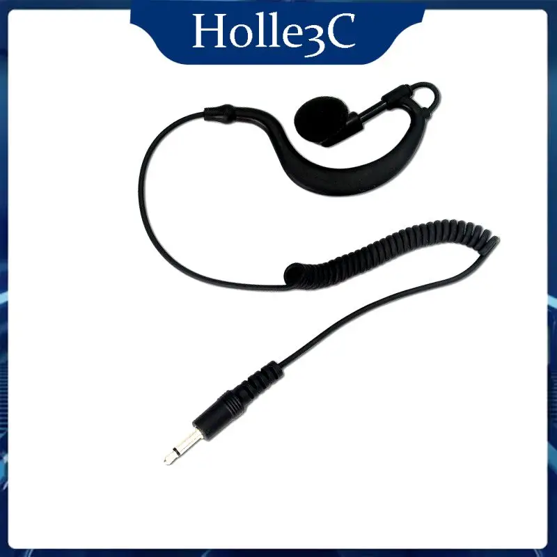 

2/4/6PCS Soft Rubber Ear Loop Rotating Speaker Stereo 3.5mm Wired Earphone In Ear Earpiece For Walkie Talkie/two Way Radio 100mw