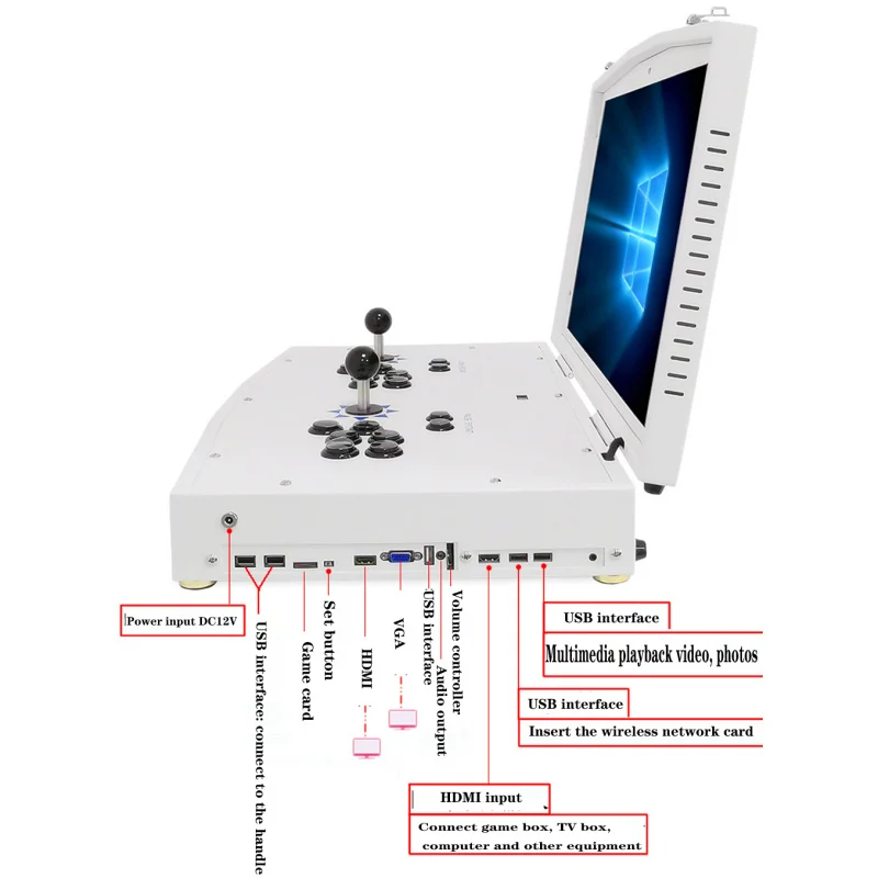2022 Новейший 10188 в 1 аркадный USB-джойстик с нулевой задержкой игровая консоль HD VGA