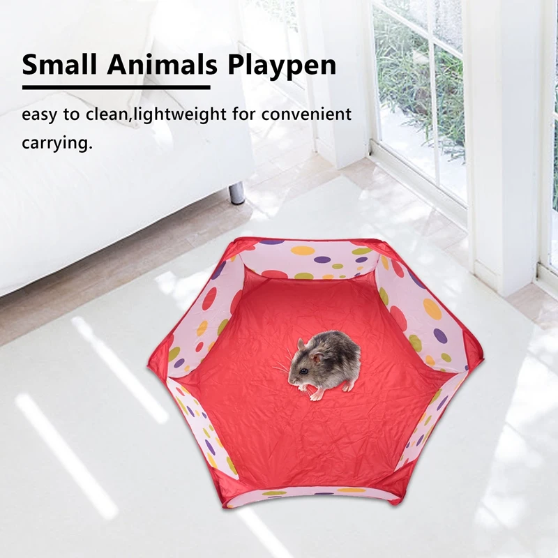 Guinea Pig Foldable Playpen Portable Small Animals Open Outdoor/Indoor Exercise Fence For Hedgehogs Hamster