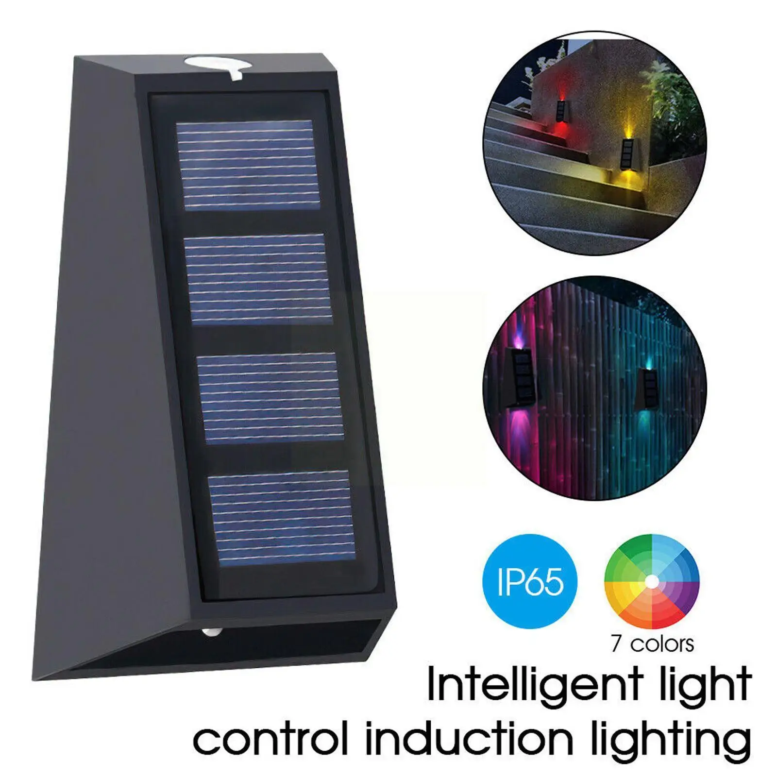 

Светодиодный настенный светильник на солнечной батарее Z5d3, цветная Водонепроницаемая лампа для крыльца с питанием от солнечной батареи, ос...