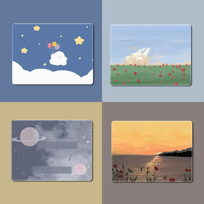 

Mouse Pad Gaming Desk Mats Laptop Mouse Mat Cute Mouse Pad Writing Desk Mat for Mouse Mice Kawaii Office Accessories 22x18cm