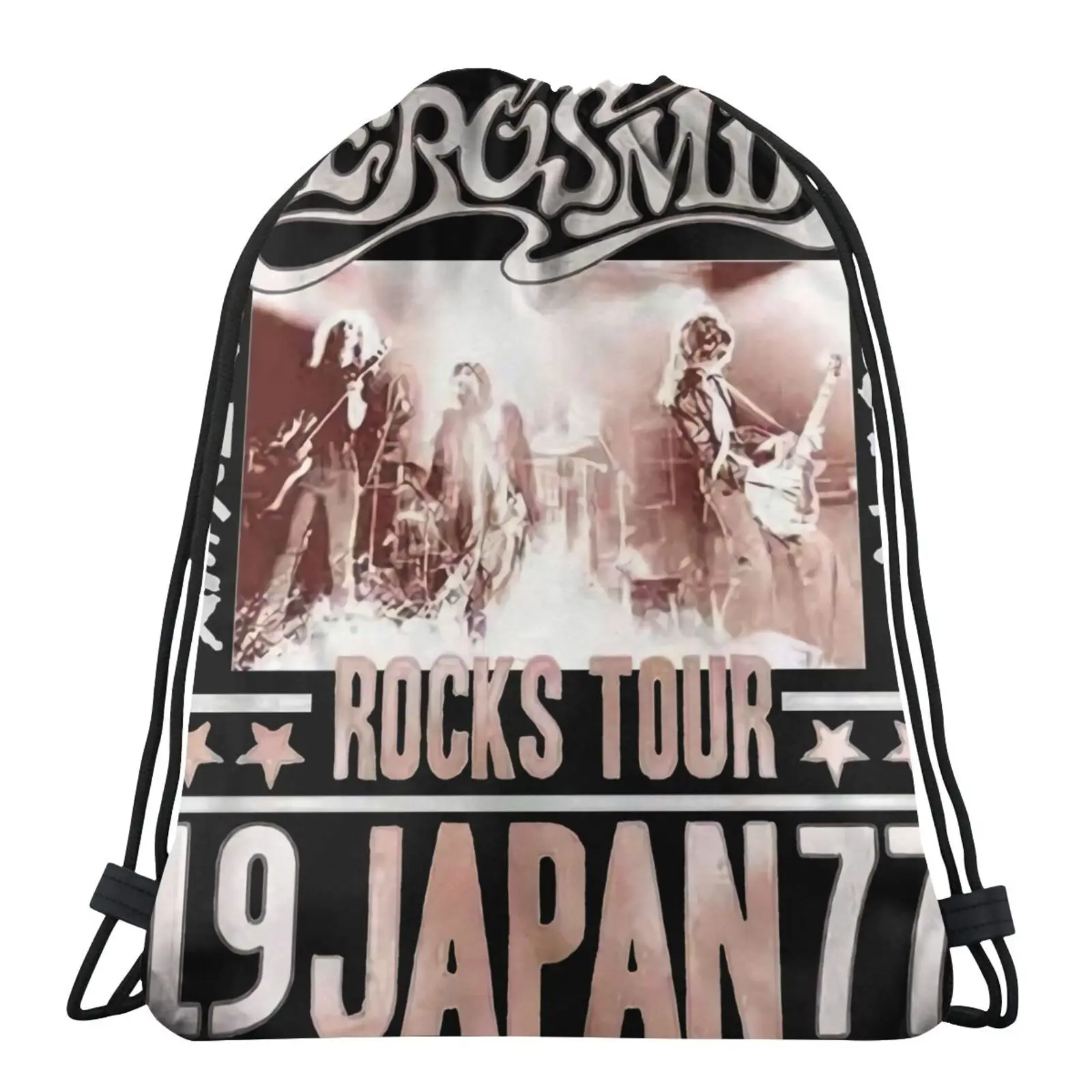 

Сумка для сбора пыли Aerosmith Rocks для концертов, Япония, 1977, женский рюкзак, холщовые сумки, тканевые сумки
