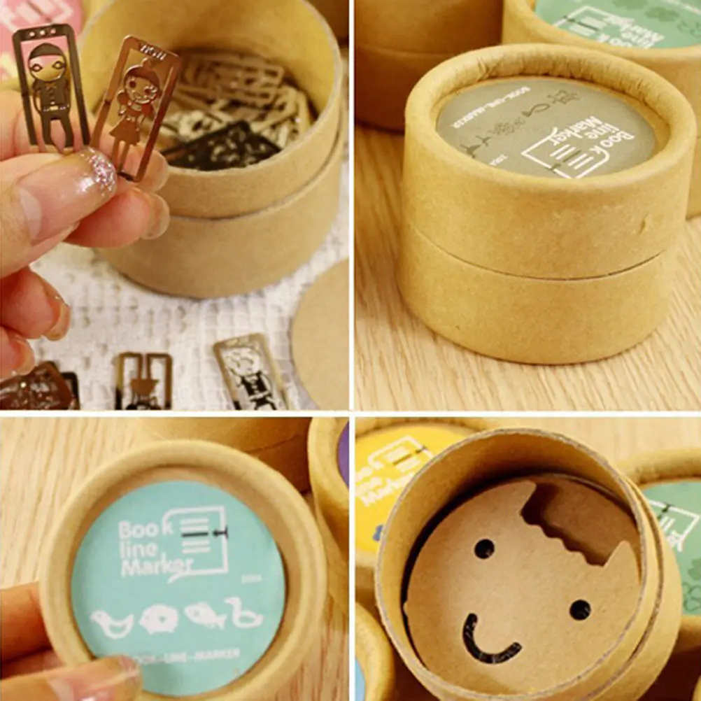 

Мини Металлические закладные зажимы милые Мультяшные животные позолоченные серебряные закладки канцелярские принадлежности Подарочная к...