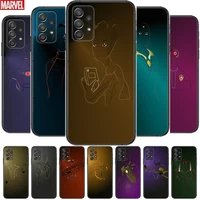 colour marvel phone case hull for samsung galaxy a70 a50 a51 a71 a52 a40 a30 a31 a90 a20e 5g a20s black shell art cell cove