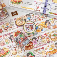 delicious meat kawaii cartoon pet masking tape 45mm5m high quality transparent tapes gift diy decoration supplies
