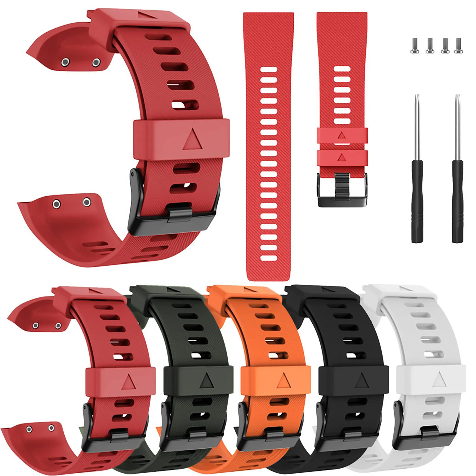 

Спортивный силиконовый ремешок для Garmin Forerunner 35, пластиковые браслеты для