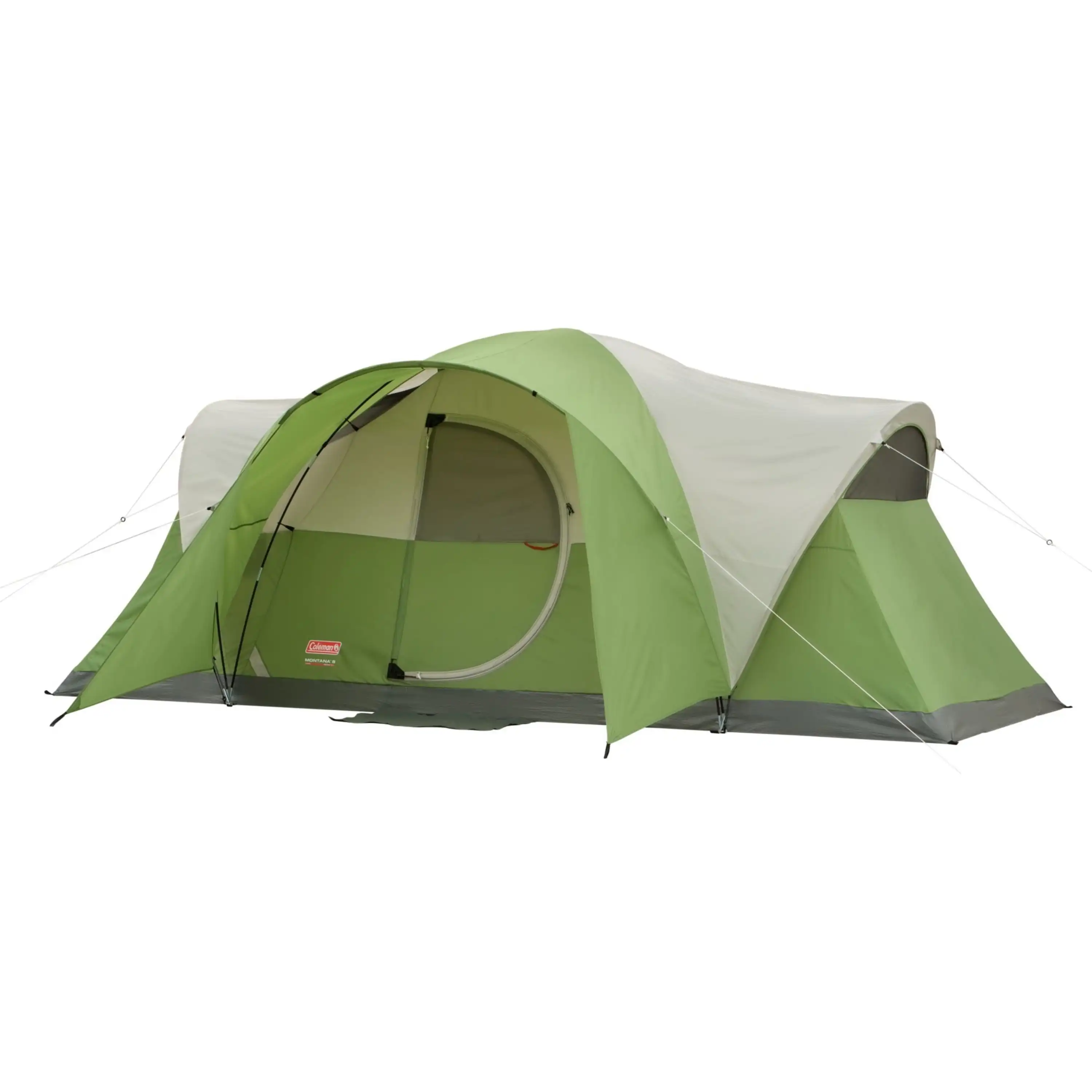 Coleman Montana 8-Person Dome Tent, 1 Room, Green, tents outdoor camping
