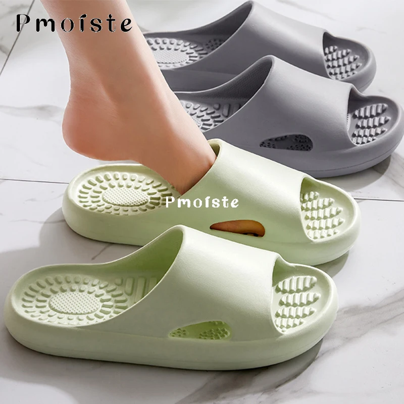 Women's Home Slippers Comfortable Flat Massage Shoes for Woman Indoor Non-slip Designer Slides 2023 Summer Slipper Outdoor
