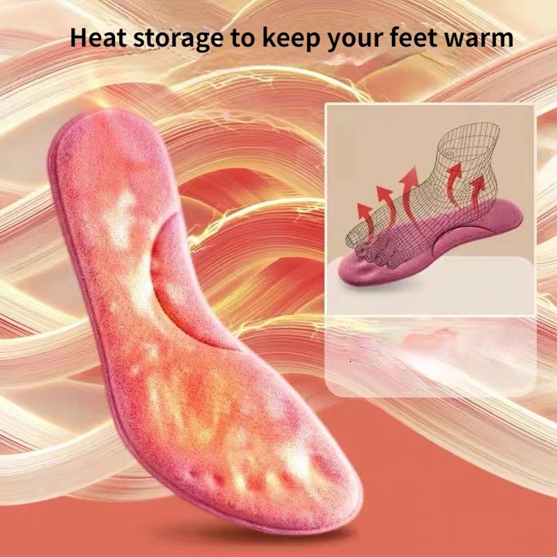 

Зимние Стельки с постоянной температурой и подогревом, толстые теплые стельки для мужчин и женщин, дезодорирующие удобные дышащие спортивн...