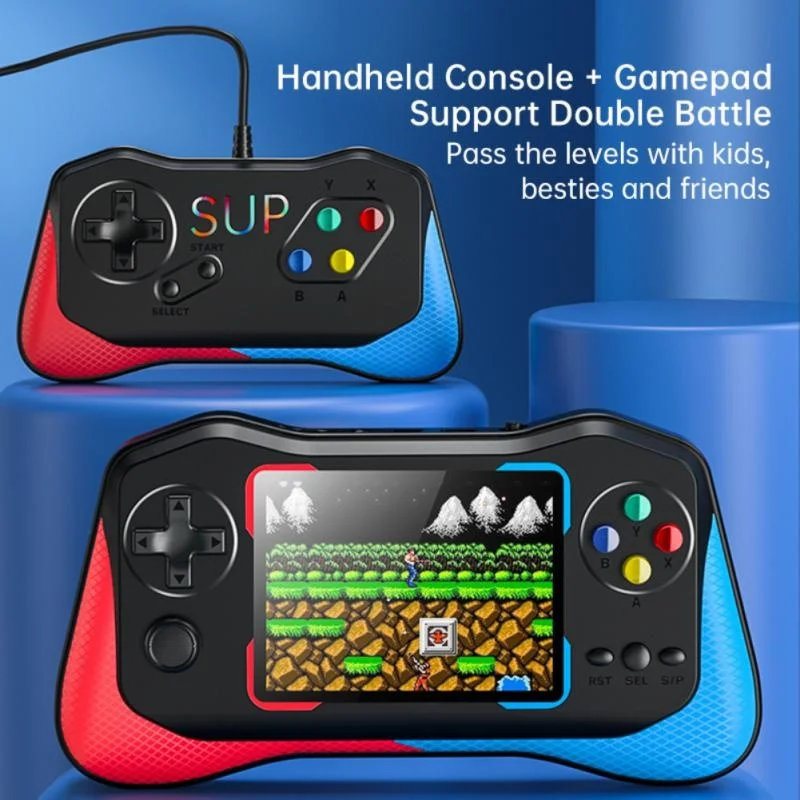 

M12 3.5-Inch Handheld Game Console With 1 Gamepad 4GB Built In 500 Classical Games Portable Mini Electronic Machine Gamepad Sale