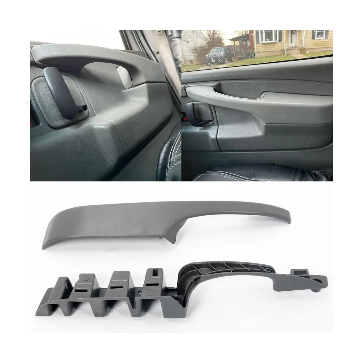 

Driver Side Left Door Pull Handle Armrest for Chevrolet Express 25750064,10388390 for GMC Van Savana 2003-2019