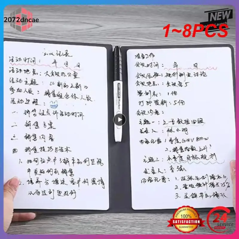 

1-8 шт., многоразовая кожаная доска-планировщик