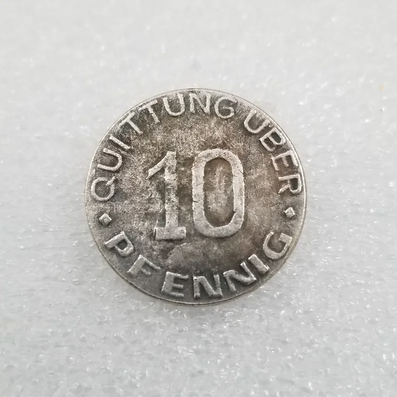 

Польша 1942 10 Посеребренная латунная памятная Коллекционная монета подарок удачная монета