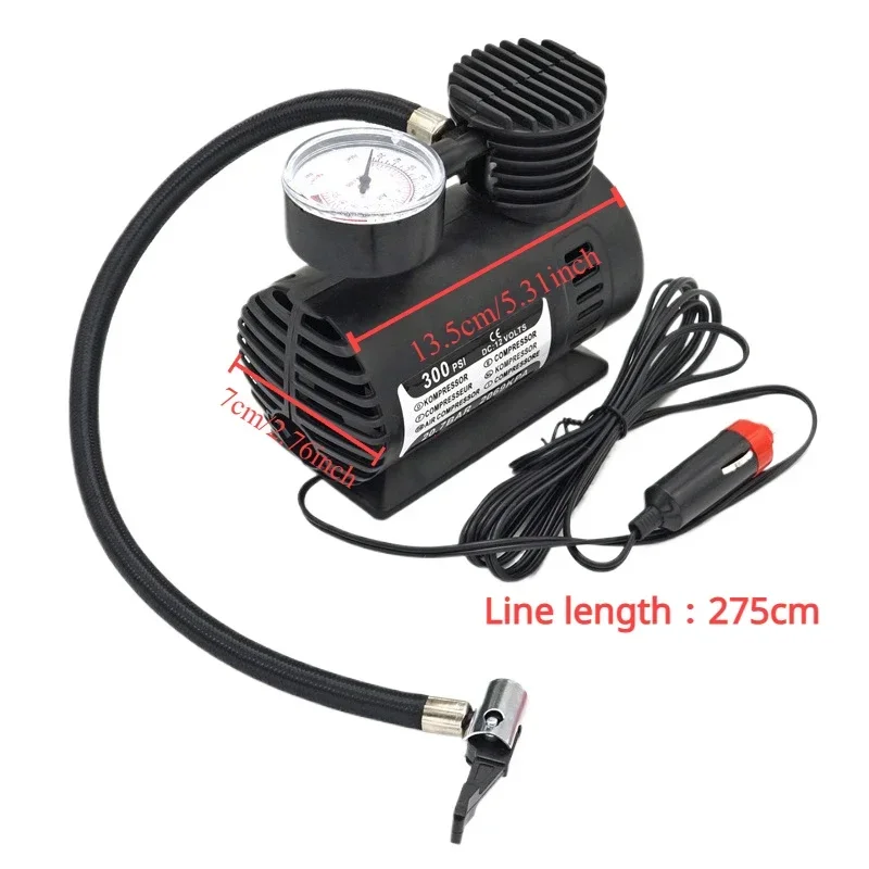 12 В автоматический электрический воздушный насос 300psi компрессор шин