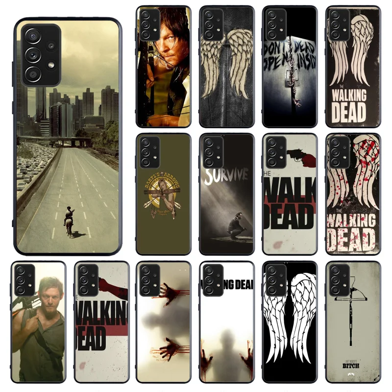 

Phone Case for Samsung Galaxy A73 A53 A13 A22 A12 A32 A71 A21S A33 A52 A72 A02 A03 A51 A31 M31 The Walking Dead