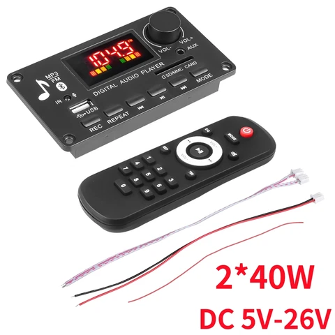 JQ-D009BT Bluetooth MP3 плеер 80 Вт
