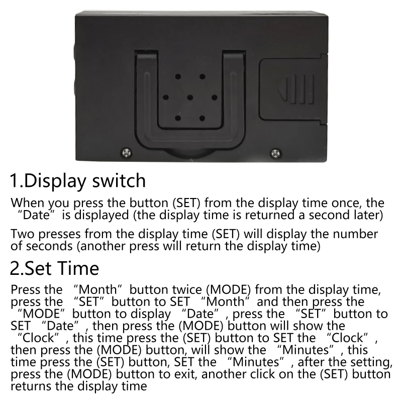 Цифровые часы в стиле ретро компактные на батарейках самоклеящиеся - купить по